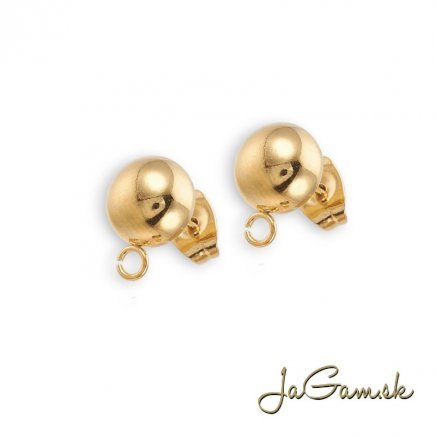 Náušnicové puzety 11x8mm CHIRURGICKÁ OCEĽ, 2ks (CH1331g)